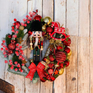 Couronne de Noel CASSE NOISETTE diamètre 35cm
