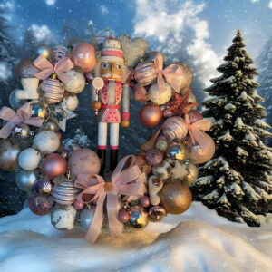 A. Couronne de Noel CASSE NOISETTE XL