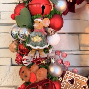 Couronne de noel XL TEDDY VINTAGE