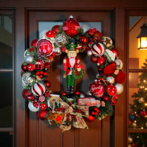 Couronne de noel XL TEDDY VINTAGE